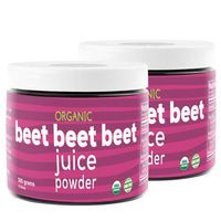 Beet Beet Beet- Organic Beet Juice Powder, 300 Grams, 100% Pure USA Grown Beets, No Additives or Flavors, Cold Temperature Processed for Maximum Potency (2)