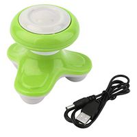 Detectorcatty Mini Electric Handled Wave Vibrating Massager USB Battery Full Body Massage Ultra-Compact Lightweight Convenient for Carrying