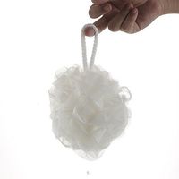 Vitsunhoo Hanging Soft Bath Shower Sponge for Mesh Shower Ball (White)