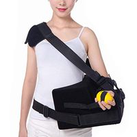 JIN Shoulder Abduction Sling Rotator Cuff Immobilizer with Pillow & Ball for Shoulder Surgery,Injury Support Left Right Arm Elbow Support,Leftarm