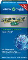 Vitamin World NeuroClear™ Phosphatidylserine 100 mg. 90 Softgels, PS Levels, Brain Support, Mental Focus, Rapid-Release, Gluten Free