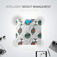 Bluetooth Body Fat Measure Cartoon Festive Hanging Ornament Scale for Body Weight Body Fat Composition Monitor Analyzer with Smartphone App for Body Management-396 Lbs