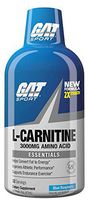 GAT Sport Essentials Liquid L-Carnitine 3000, Blue Raspberry, 16 oz