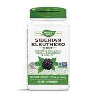 Nature's Way Premium Herbal Siberian Eleuthero, 1,275 mg per serving, 180 Capsules