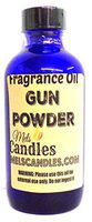Gun Powder (Resembles) 4oz / 118.29 ml Blue Glass Bottle - Premium Grade A Quality 4 Oz Bottle of Fragrance Oil, Skin Safe Oil, Use in Candles, Soap, Lotions, Etc
