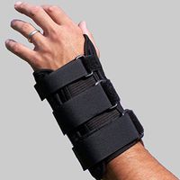 Alpha Medical Padded Night & Day Wrist Brace and Carpel Tunnel Sleep Support Hand Splint L3908 (X-Large: Left Hand)