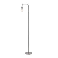 Globe Electric Holden 70" Floor Lamp, Brushed Steel, in-Line On/Off Foot Switch 67067