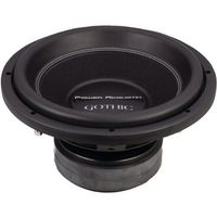 POWER ACOUSTIK GW3-12 Gothic Series 2ohm Dual Voice-Coil Subwoofer (12", 2,500 Watts) PET2