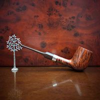 YTPB Detachable Gentlemen's Sherlock Holmes Pipe, Portable Tool, Handmade Tobacco Pipe Hand Painted Art Collectible Gandalf Pipe Cigarettes Cigar Gift Durable