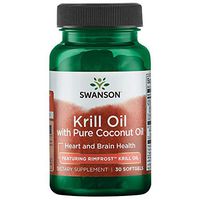 Swanson Rimfrost Krill Oil with Pure Coconut Oil 30 Sgels
