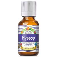 Pure Gold Hyssop Essential Oil, 100% Natural & Undiluted, 30ml