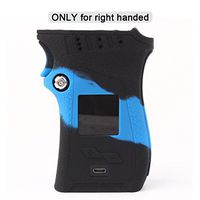 Smok MAG 225W Case for Right Handed Edition, CEOKS Skin Rubber Cover for Smok mag 225W Right Handed Mag TC Mod Box Protective Silicone Texture Case Skin wrap Shield, Anti-Slip & Durable (Black/Blue)