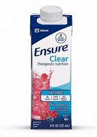 Ensure Clear Mixed Berry, 8 Ounce Recloseable Carton, Abbott 64900 - Case of 24