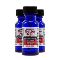Better Nail - Maximum Strength 25% Solution for Anti Fungal Nail Support | Nail Solution for Toenail & Fingernail Fungus | .5oz or 15ml - 3Pack