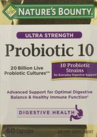 Nature's Bounty Ultra Probiotic 10, 60 Count - 3 Pack