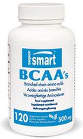 Supersmart - BCAAs 500 mg - Three Essential Amino Acids branched-Chain in The Ideal Ratio of 2:1:1 | Non-GMO - 120 Vegetarian Capsules