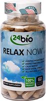 24bio Relax Now Natural | 1# on Amazon Rhodiola Rosea 200mg Supplement, Anxiety Relief Supplement, Best Anti Stress & Depression Support Remedy, Vitamin B & Gotu Kola, Magnesium, Keeps You Relaxed