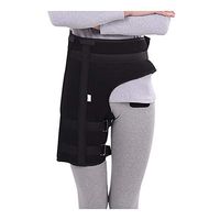 Hip Brace Support Thigh Compression Wrap Brace Sciatica Pain Relief for Men Women Leg Compression Sleeve Groin Brace Hamstring Hip Flexor Splint (M)