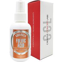 Advanced Fulvic Acid and Humic Acid Trace Mineral Supplement. Convenient Spray Bottle. Best Source of Trace Minerals - Similar Benefits of Shilajit (4 oz)