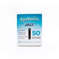AgaMatrix 50 Piece Jazz Test Strip, 0.05 Pound