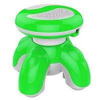 inshias USB Battery Electric Handled Body Massager Triangle Vibration Luminous Massage Taiji Pattern Portable Massager Battery Treatment Wave Vibration Body Massage