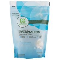 GrabGreen, Automatic Dishwashing Detergent Pods, Fragrance Free, 24 Loads, 15.2 oz (432 g) - 2pc
