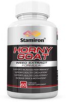 Stamiron Horny Goat Weed Complex Extract for Men and Women with Ginseng Maca Root Tongkat Ali Powder Powerful 1000mg Optimum Dosage for Energy Stamina Performance