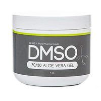 DMSO Dimethyl Sulfoxide 4oz Jar -70/30 Pharma Grade (99.995%) Gel w/Aloe Vera Super Biologic