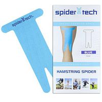 SpiderTech Hamstring Spider Pre-Cut [Blue]. Water-Resistant, Latex-Free and Easy to use. Preferred by Athletes. Reduce Pain and Inflammation, Help re-Train Muscles, Enhanced Performance.