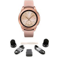 Samsung Galaxy Watch (42mm) Rose Gold (Bluetooth) US Version Bundle with 2 Charging Docks (Renewed)