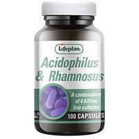 Lifeplan Acidophilus and Rhamnosus Vegicap 100 Capsules