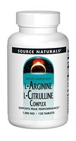 Source Naturals L-Arginine L-Citrulline Complex, 120 Tablets, 1000 mg