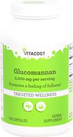 Vitacost Glucomannan - 2000 mg per Serving - 180 Capsules