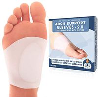 Dr. Frederick's Original Arch Support Sleeves 2.0 - Doctor Developed Flat Foot Arch Supports - 2 Pieces - Large/XL