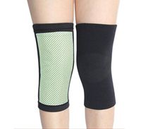 DU&HL Bamboo Charcoal Fiber Knees Warm Keeper Knee Sleeve Leg Support Brace Pads Kneecap For Outdoor Sports Volleyball Basketball Dance Cycling Climbing Yoga , black , XL