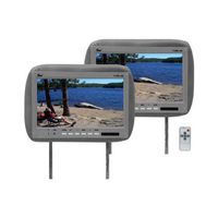 Universal Pair of Tview T110pl-grey Headrests with 11.2 Inch Car Monitors