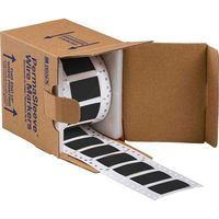 Brady PS-750-2-BK-S 2" Width x 1.250" Height, B-342 Heat-Shrink Polyolefin, Matte Finish Black PermaSleeve Wire Marking Sleeve (Pack of 100)