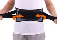 Lower Back Belt for Herniated Disc, Sciatica, Scoliosis and More! Adjustable Support Straps, Breathable Mesh Design with Lumbar Pad – Immediate Relief for Back Pain,M