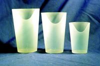 Nosey Cups - 12 oz. - Translucent Plastic -Sold Each