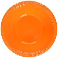 Orange Peel Plastic Bowls | 12 oz.| Pack of 20 | Party Supply