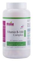 Zenith Nutrition Vitamin B-100 Complex | Healthy Cholesterol Levels | Vegetarian Dietary Supplements, 300 Capsules