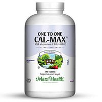 Maxi Health One to One CalMax - Calcium Citrate - with Vitamin D3 & Magnesium - 240 Tablets - Kosher