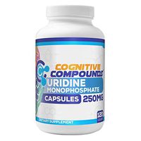 Uridine Monophosphate Capsules - May Improve Mood & Cognitive Function Support - 120 Count - Cognitive Compounds