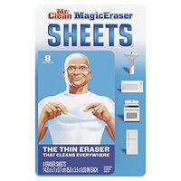 Mr. Clean Magic Eraser Cleaning Sheets, the power of a Magic Eraser in a thin, flexible, disposable sheet, 8 count