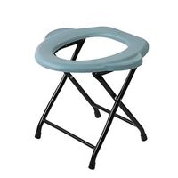 Zhong Non-Slip Widening to Increase The Elderly Pregnant Women Toilet Folding Chair Chair Toilet Chair Stool 1.0 Thick