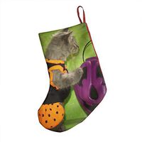 Halloween Kitty Animals Cats Fantastic Xmas Socks Hanging Decoration Candy Bag Party Holiday Christmas Santa Claus Home Decor Gift