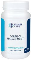 Klaire Labs Cortisol Management - USDA Certified Organic Ingredients, Patented Herbal Stress Response Support Formula with Honokiol & Ashwagandha (90 Capsules)