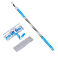 Universal Household Glass Window Cleaning Tool Telescopic Rod Double Sided Long Handle Window Cleaner Glass Scraper