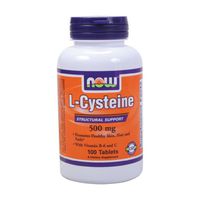 Now Foods L-Cysteine 500 mg - 100 Tabs 4 Pack