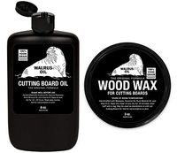 WALRUS OIL - Cutting Board Oil and Wood Wax Set. for Cutting Boards, Butcher Blocks, and Counters. 100% Food-Safe